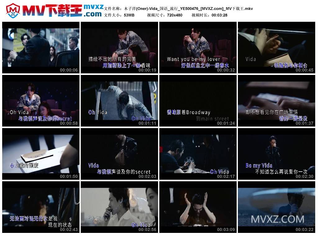 木子洋(Oner)-Vida_国语_流行_YE500476